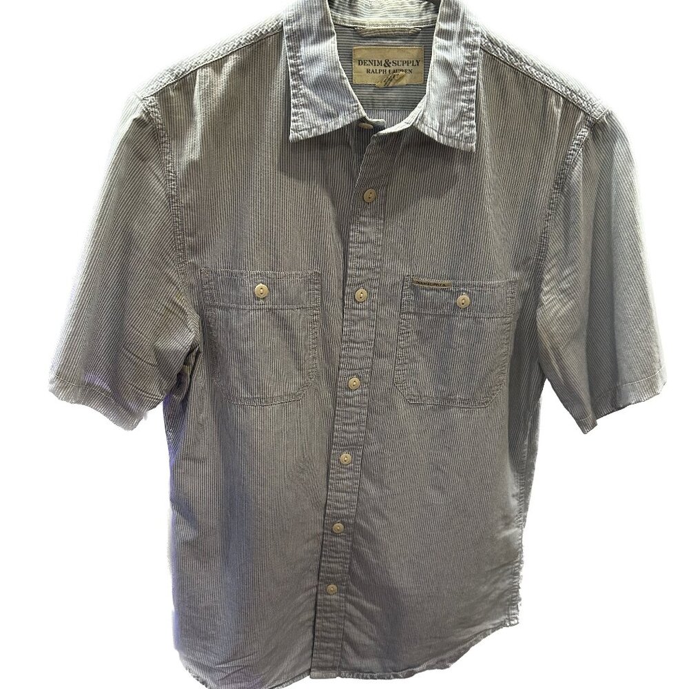 Men's Ralph Lauren Striped Half Sleeve Top (Size S)